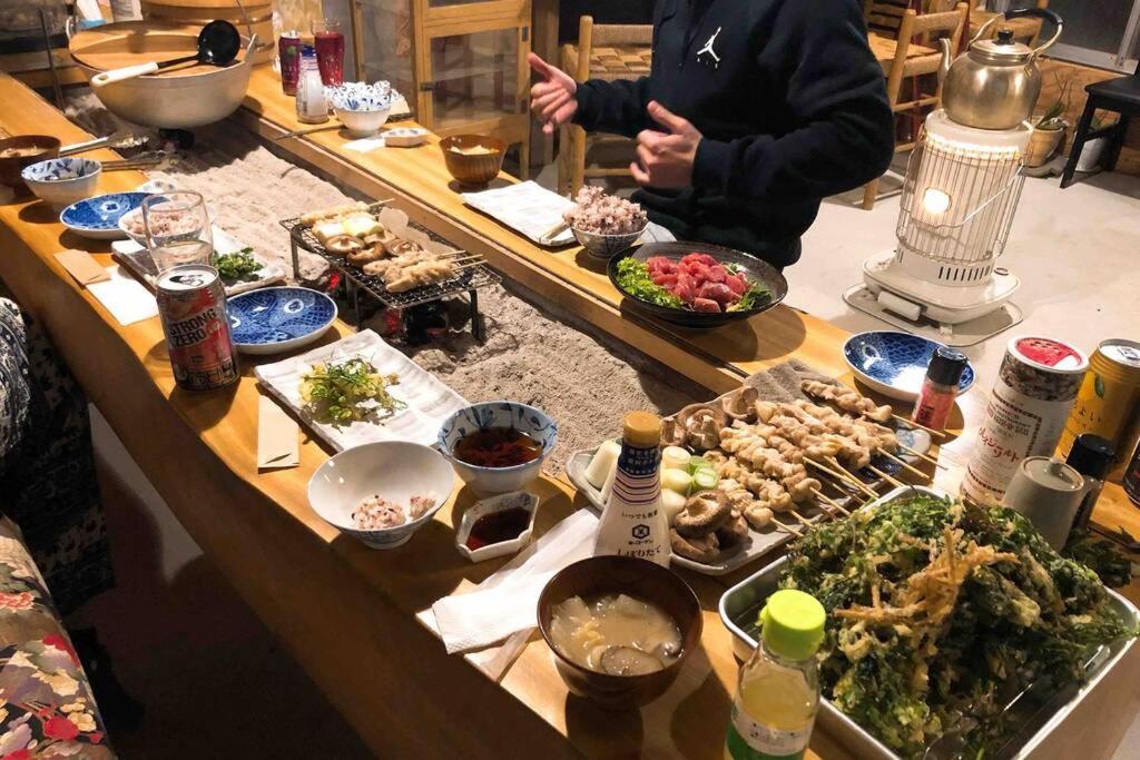 ゲストハウス+カフェわ　１日１組限定！ 築１００年の農家の古民家で宿泊体験、薪でお風呂沸かせます。焚き火もできます。 Kannami Extérieur photo