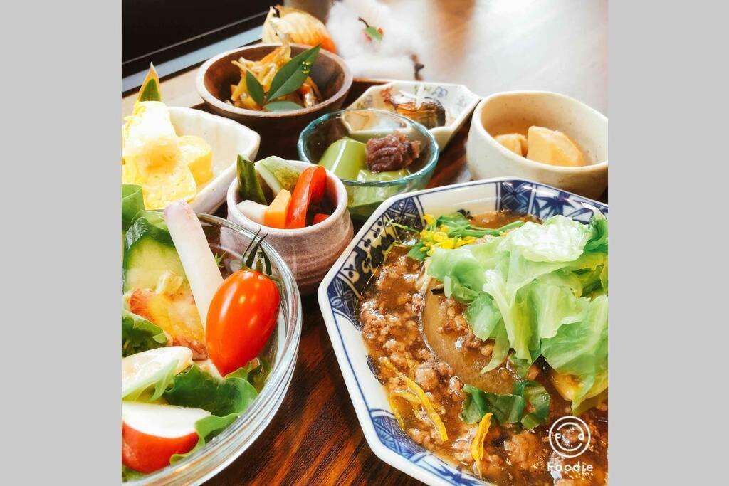 ゲストハウス+カフェわ　１日１組限定！ 築１００年の農家の古民家で宿泊体験、薪でお風呂沸かせます。焚き火もできます。 Kannami Extérieur photo
